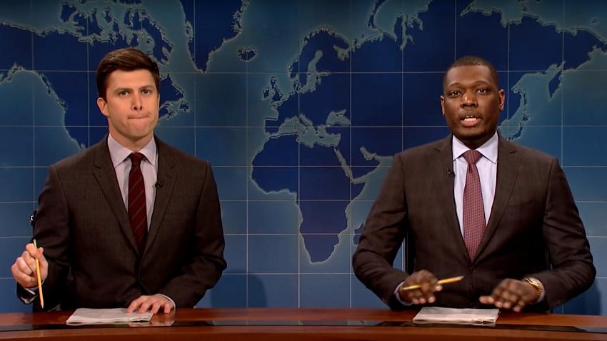 Colin Jost and Michael Che in Saturday Night Live: Weekend Update